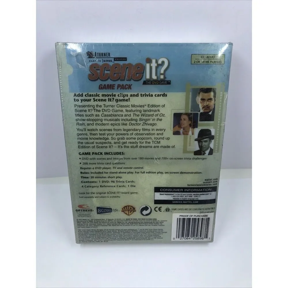 *Scene It? DVD Game: Turner Classic Movie Edition Expansion Pack